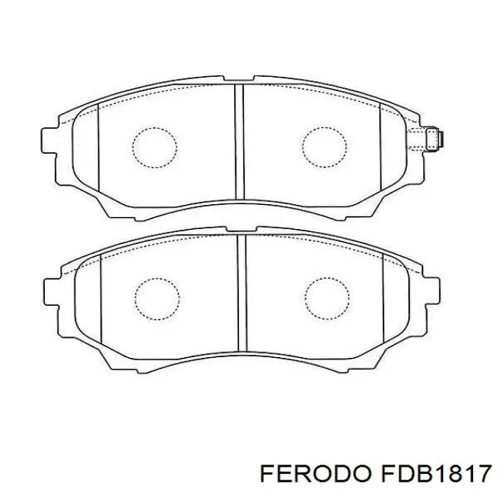 Pastillas freno delanteras Ferodo FDB1817 precio, desde 23,76 EUR