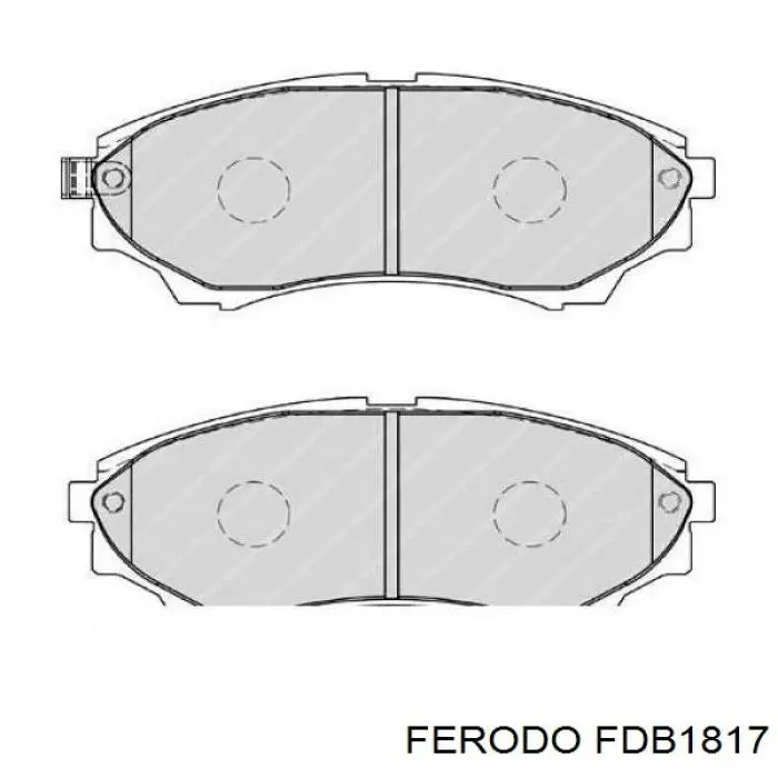 Pastillas de freno FDB1817 Ferodo