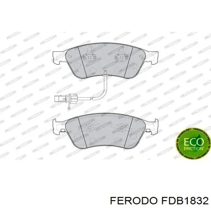 FDB1832 Ferodo pastillas de freno delanteras