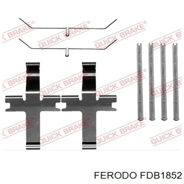 Pastillas de freno delanteras FERODO FDB1852