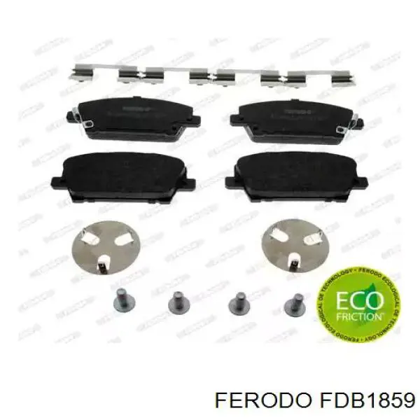 Pastillas freno delanteras Ferodo FDB1859 precio, desde 29,33 EUR