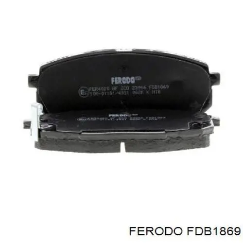 Pastillas freno delanteras Ferodo FDB1869 precio, desde 26,10 EUR