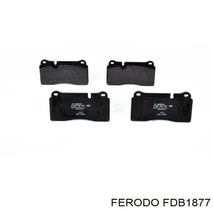 Pastillas de freno FDB1877 Ferodo