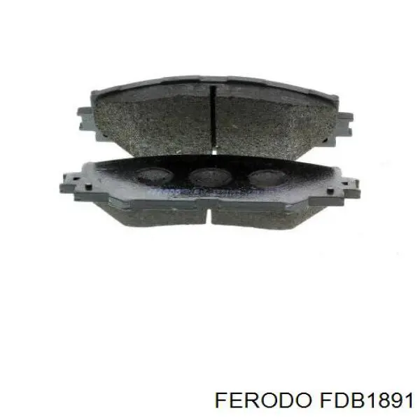 Pastillas de freno FDB1891 Ferodo