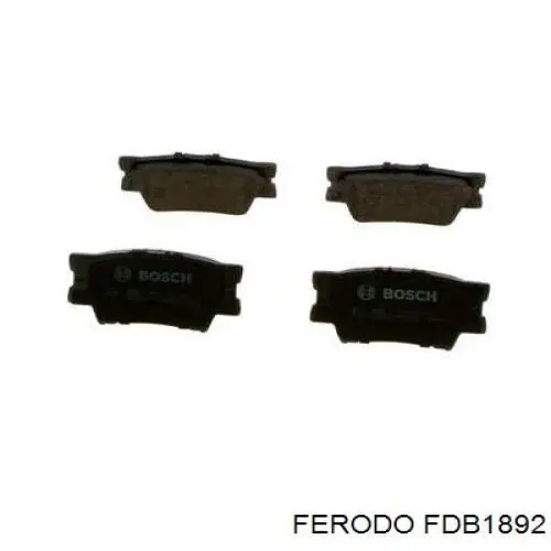 Pastillas traseras de freno Ferodo FDB1892 precio, desde 17,39 EUR