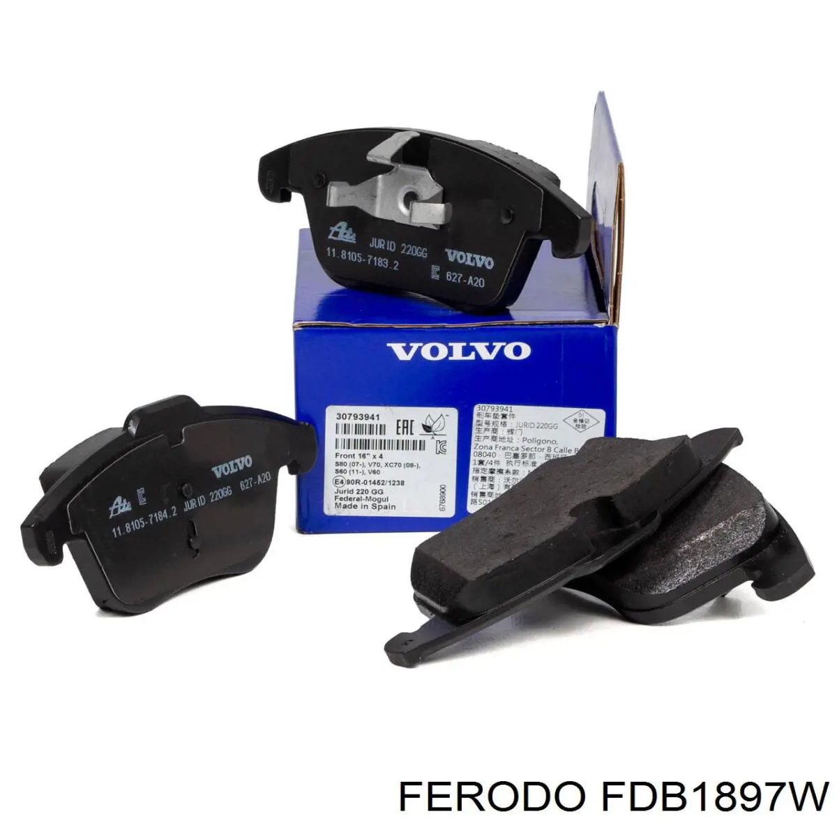 Pastillas freno delanteras Ferodo FDB1897W precio, desde 43,23 EUR