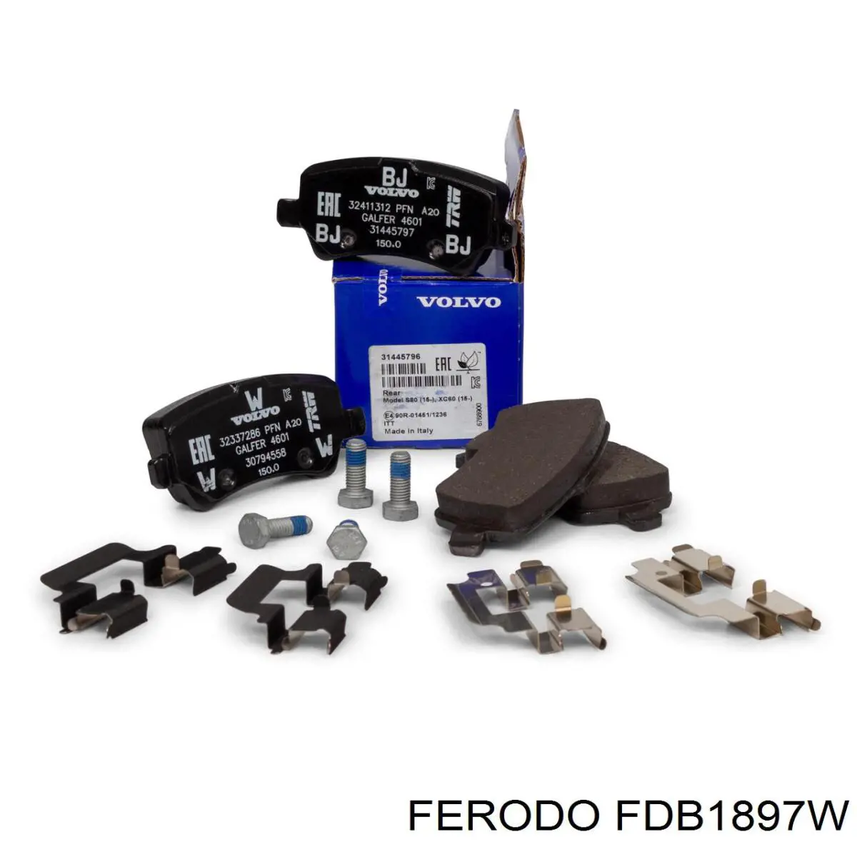 FDB1897W Ferodo Pastillas delanteras