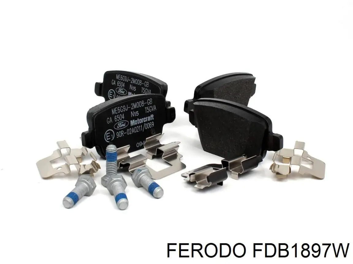 Pastillas de freno delanteras Ferodo FDB1897W