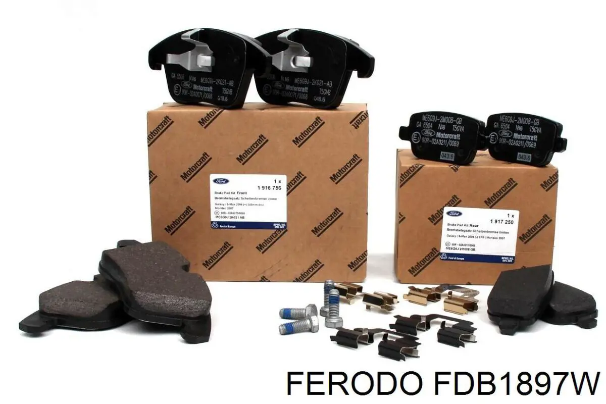 FDB1897W Ferodo Pastillas delanteras