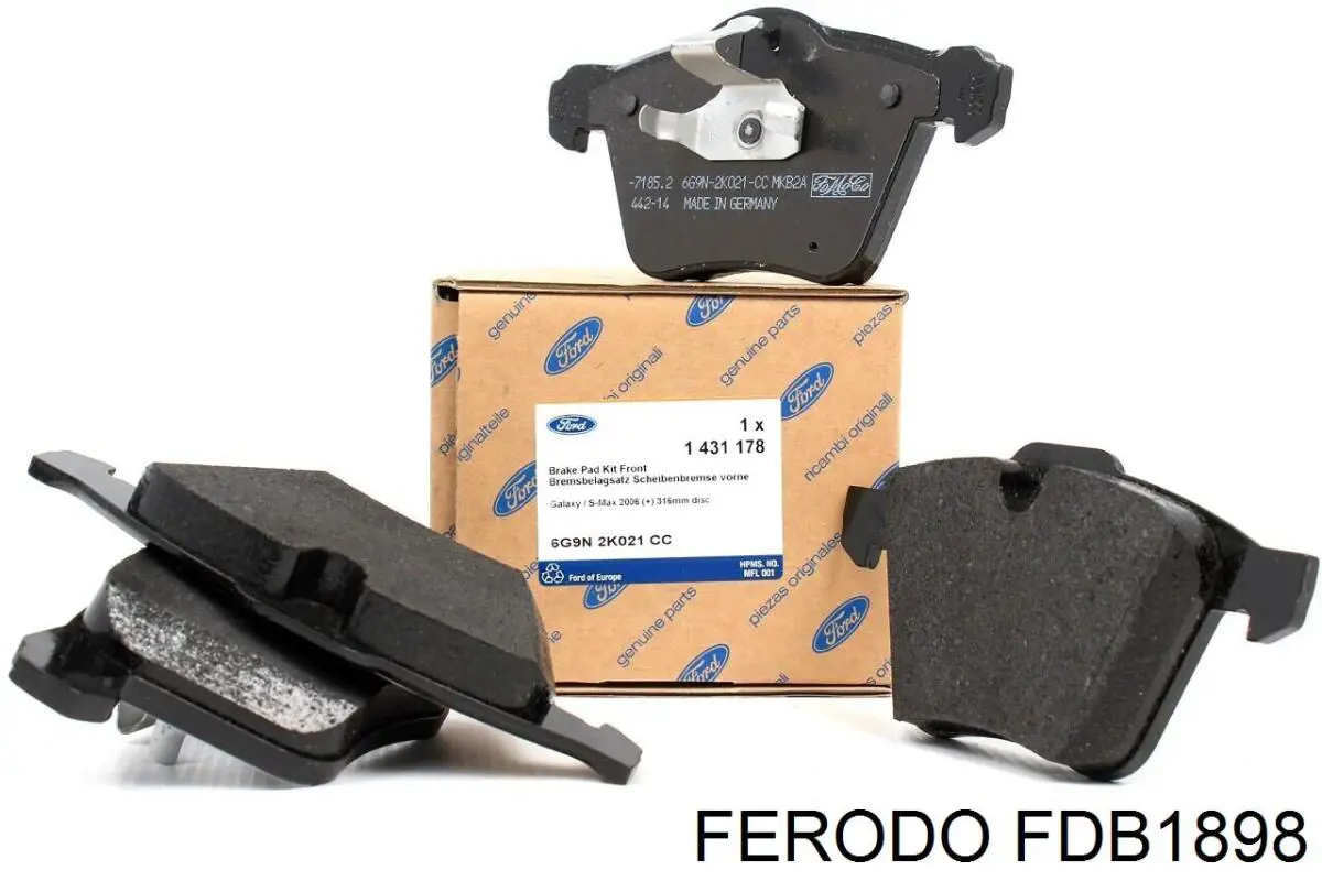 Pastillas freno delanteras Ferodo FDB1898 precio, desde 34,43 EUR