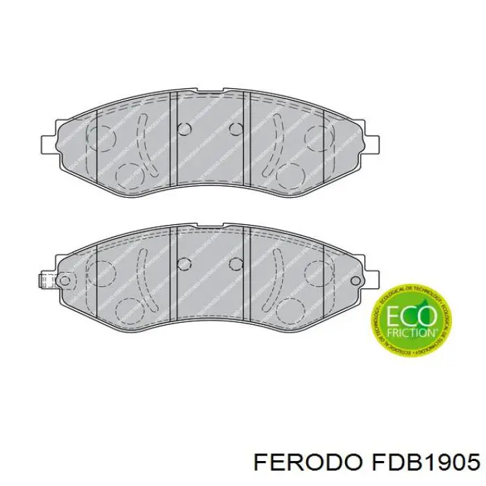 FDB1905 Ferodo Pastillas delanteras