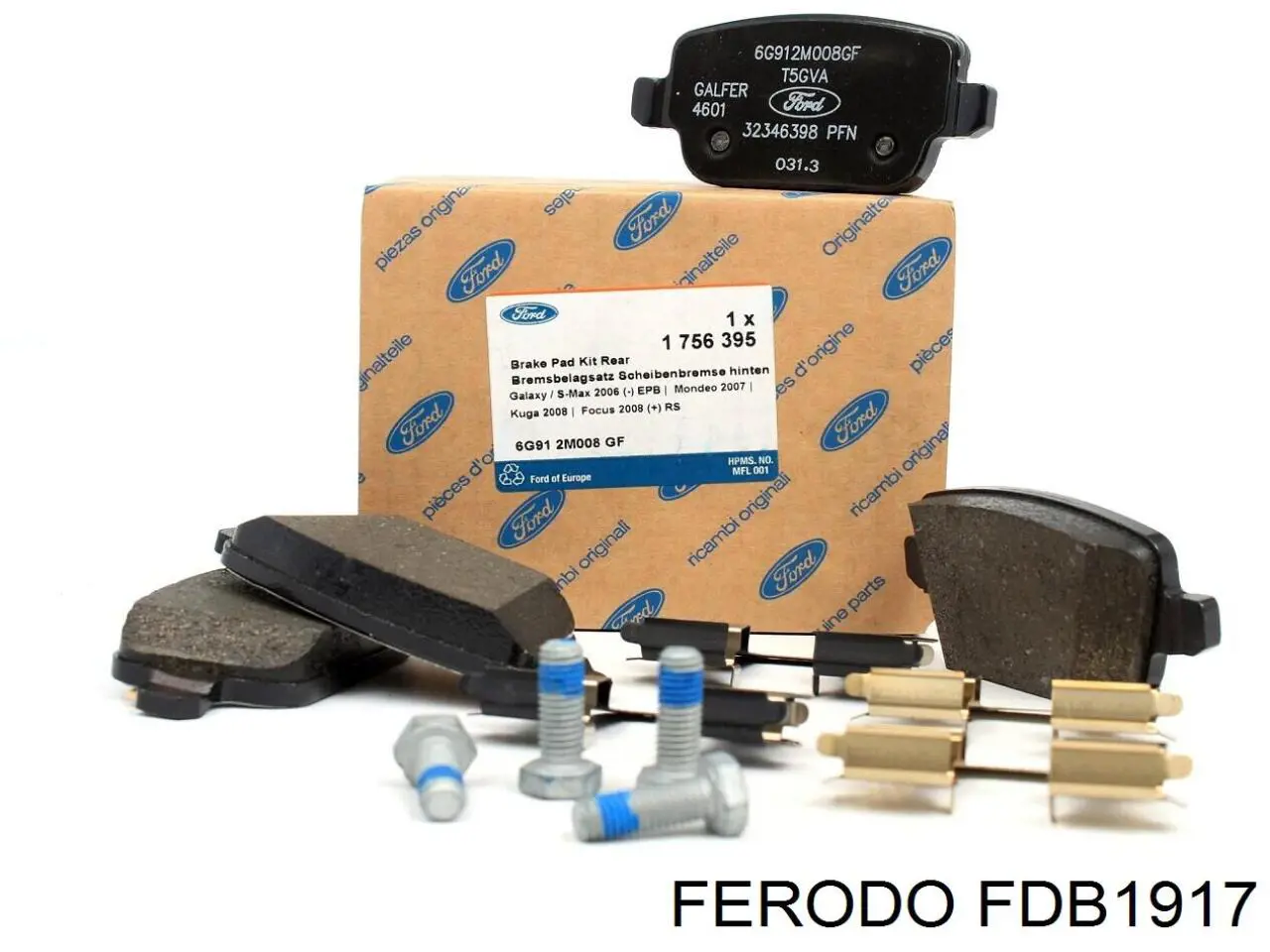 Pastillas traseras Ferodo FDB1917