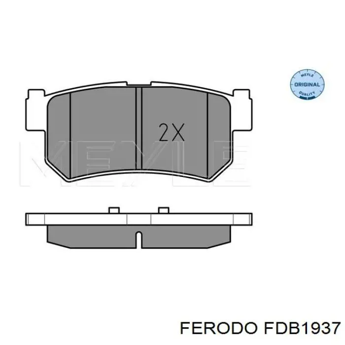 Pastillas traseras de freno Ferodo FDB1937 precio, desde 22,84 EUR