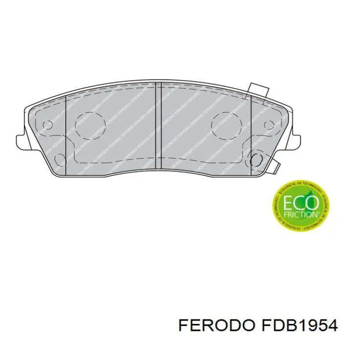 FDB1954 Ferodo pastillas de freno delanteras