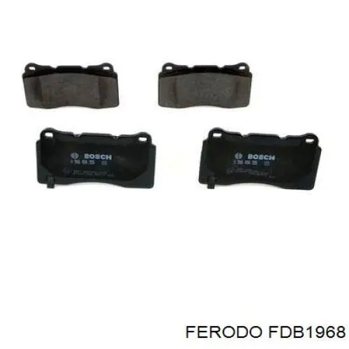 Pastillas de freno FDB1968 Ferodo