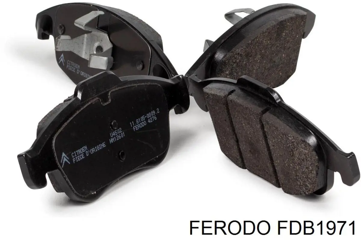 Pastillas de freno delanteras Citroen C4 UA