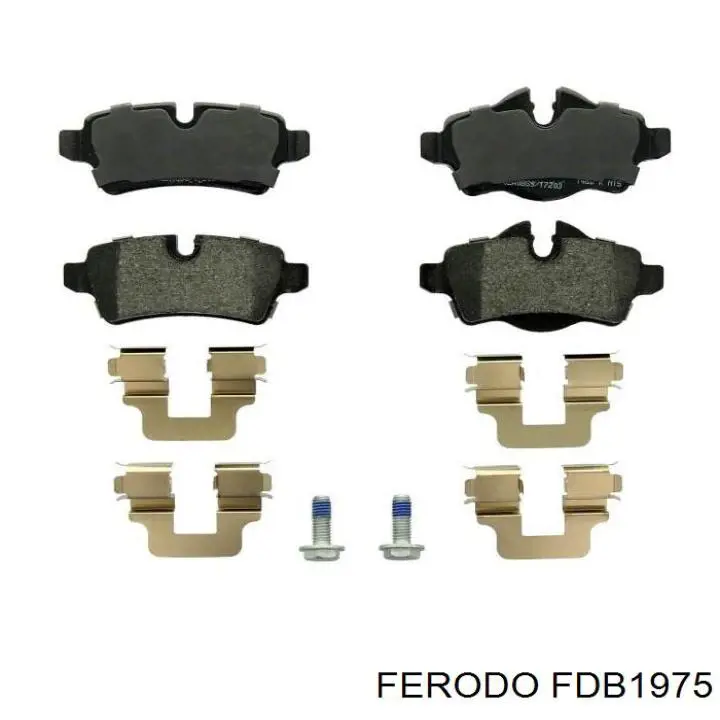 Pastillas de freno traseras FERODO FDB1975