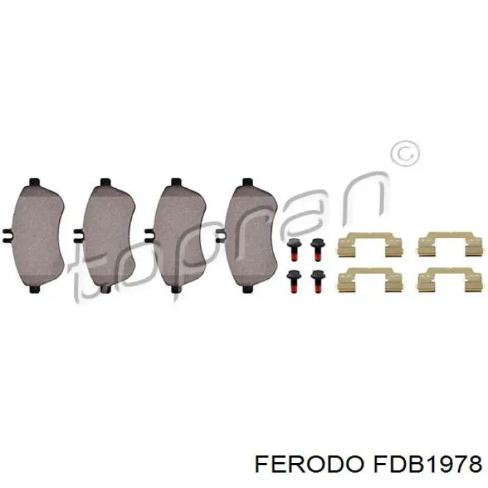 Pastillas de freno delanteras Ferodo FDB1978