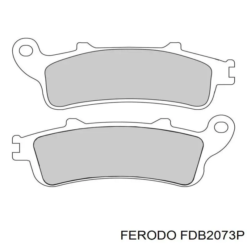 FDB2073P Ferodo pastillas de freno delanteras