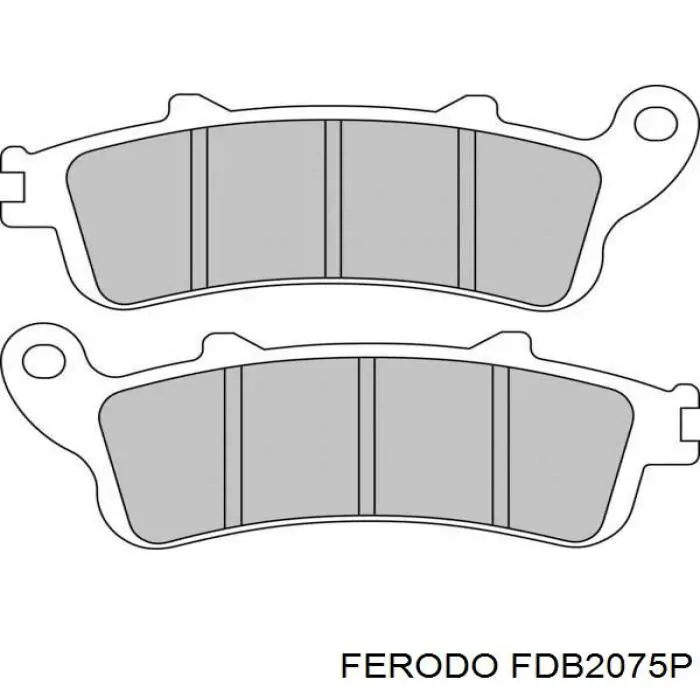 FDB2075P Ferodo pastillas de freno delanteras