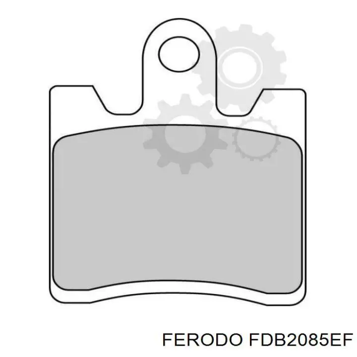 FDB2085P Ferodo pastillas de freno delanteras