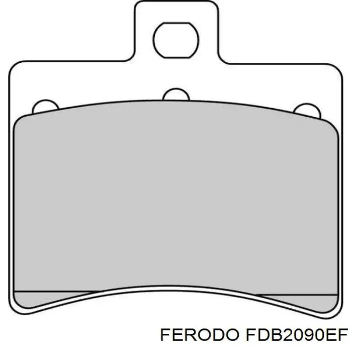 FDB2090EF Ferodo pastillas de freno delanteras