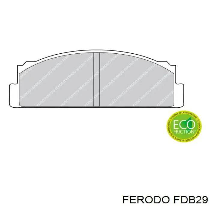 FDB29 Ferodo pastillas de freno delanteras