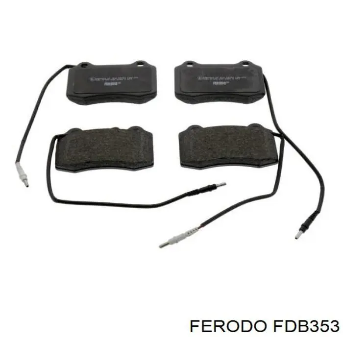 FDB 353 Ferodo pastillas de freno traseras