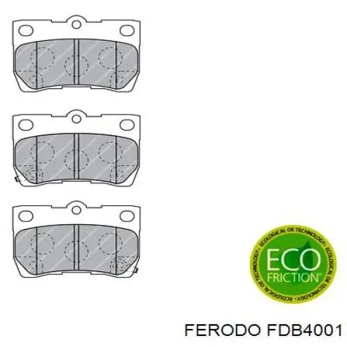 Pastillas traseras de freno Ferodo FDB4001 precio, desde 23,64 EUR