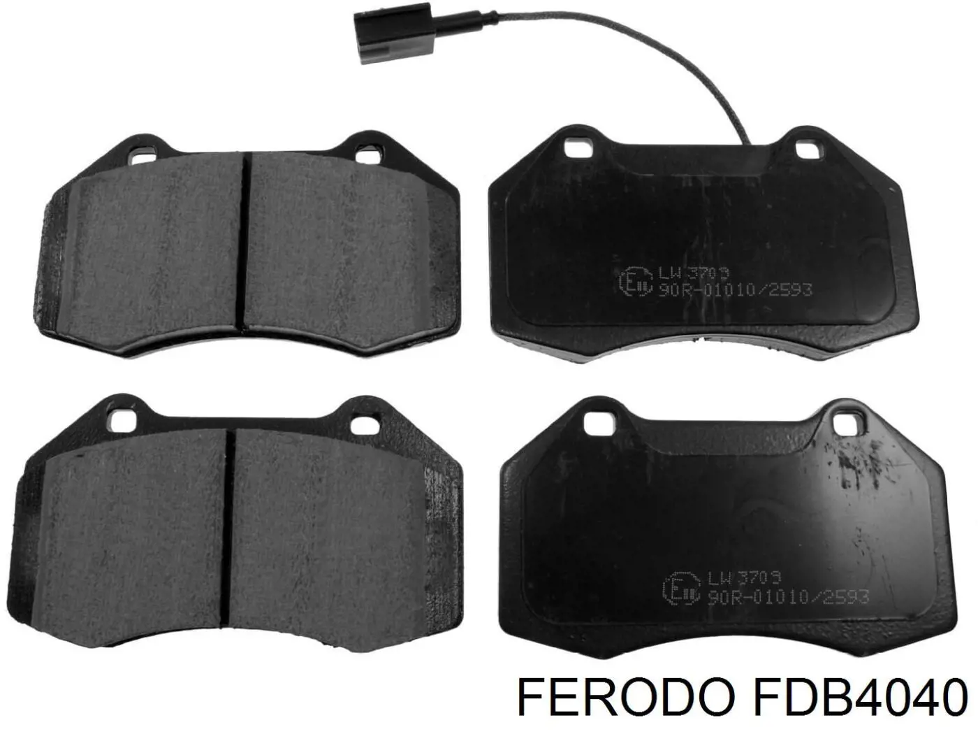 FDB4040 Ferodo pastillas de freno delanteras