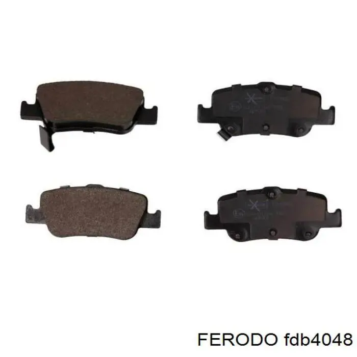 Pastillas de freno traseras FERODO FDB4048