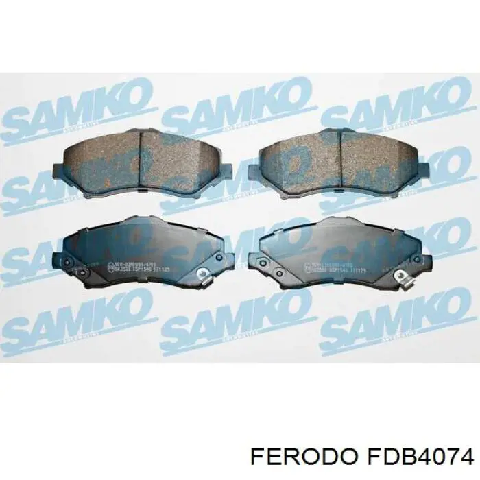 Pastillas freno delanteras Ferodo FDB4074 precio, desde 38,39 EUR