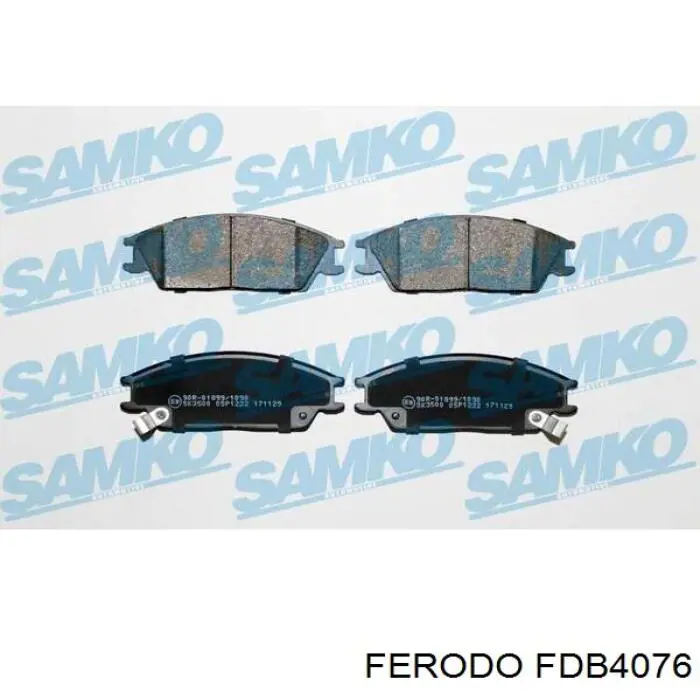 Pastillas de freno delanteras Hyundai Accent 1