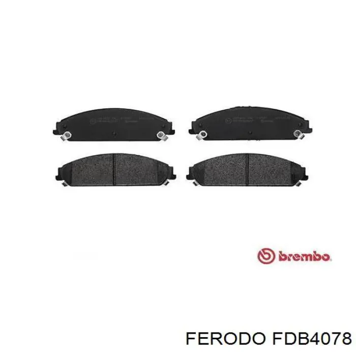 Pastillas de freno delanteras FERODO FDB4078