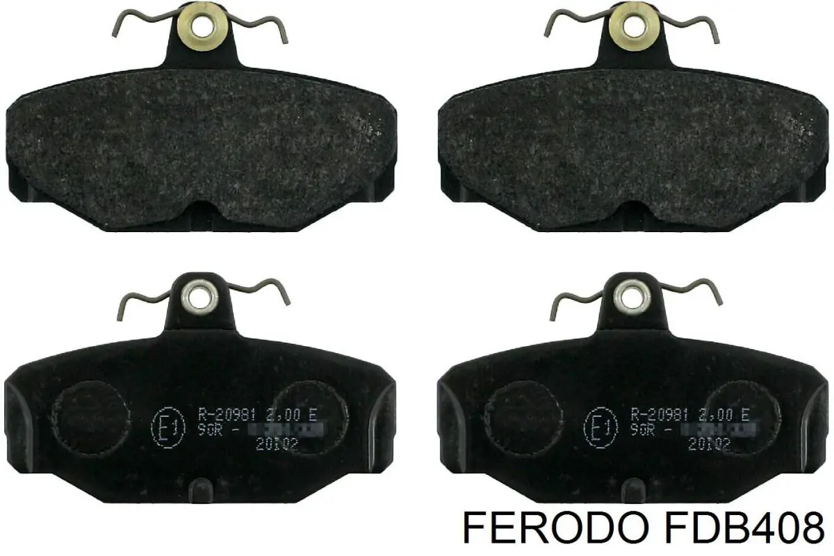 FDB408 Ferodo pastillas de freno traseras