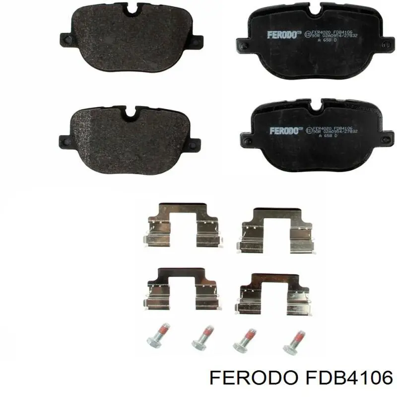 FDB4106 Ferodo pastillas de freno traseras