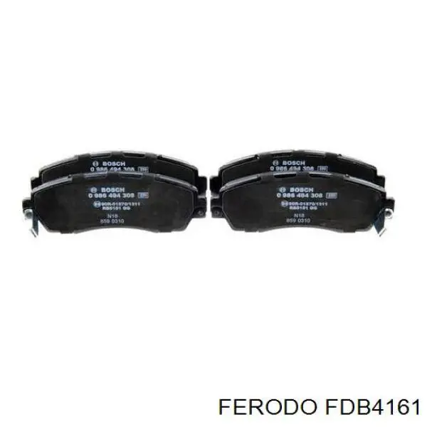 Pastillas de freno FDB4161 Ferodo