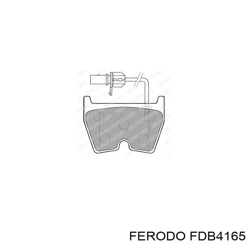 FDB4165 Ferodo pastillas de freno delanteras