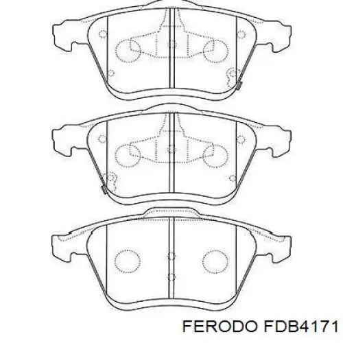 FDB4171 Ferodo pastillas de freno delanteras