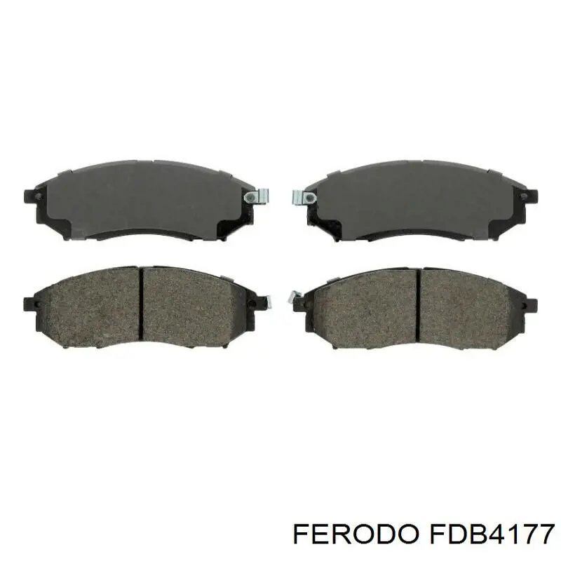 Pastillas de freno delanteras Nissan Navara D40M