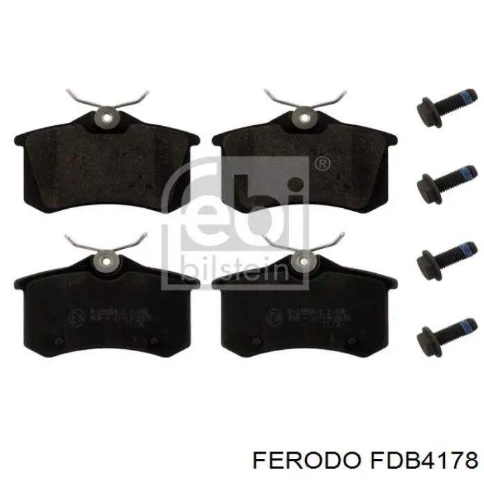 Pastillas traseras de freno Ferodo FDB4178 precio, desde 36,66 EUR