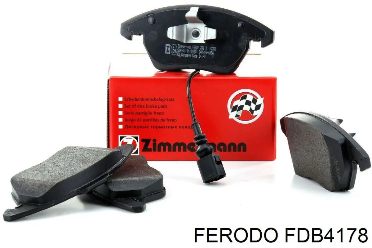 Pastillas de freno traseras FDB4178 Ferodo