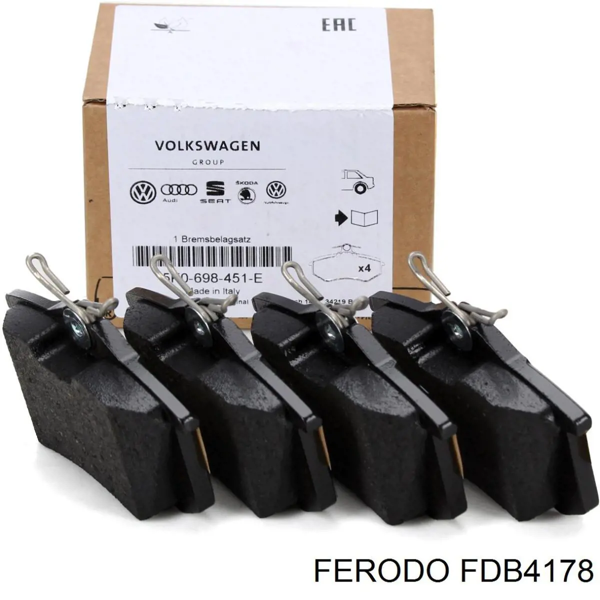 Comprar FDB4178 Ferodo Pastillas de freno traseras