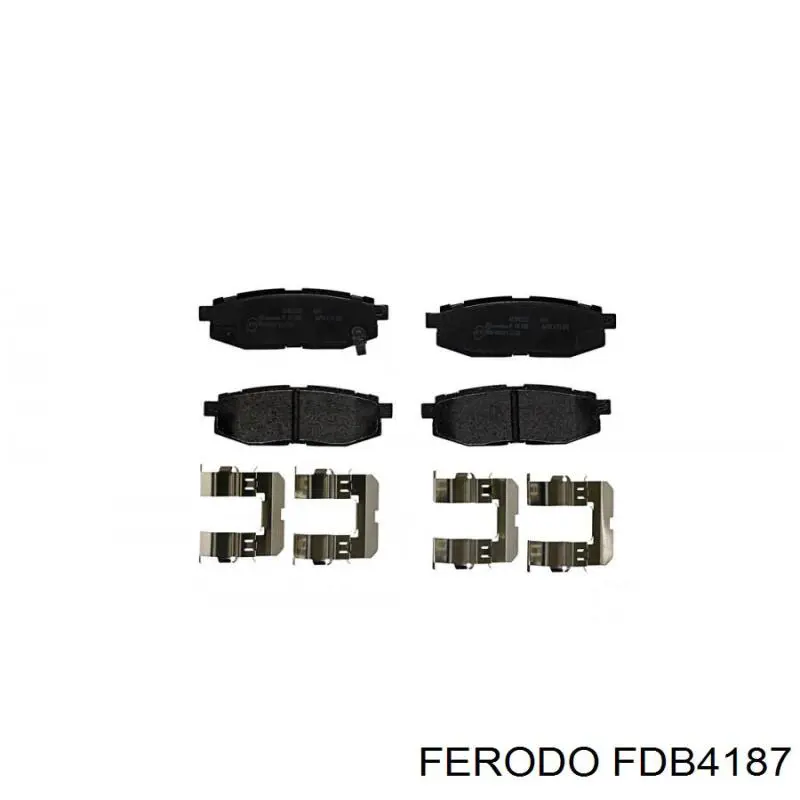FDB4187 Ferodo pastillas de freno traseras