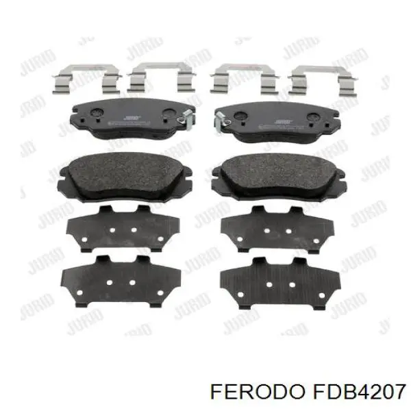 Comprar FDB4207 Ferodo Pastillas delanteras de freno