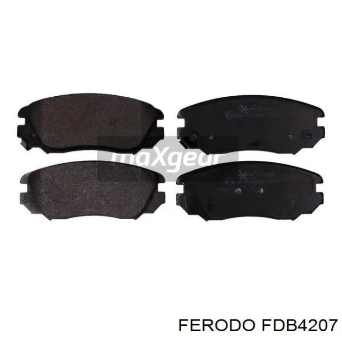 Pastillas de freno delanteras Ferodo FDB4207