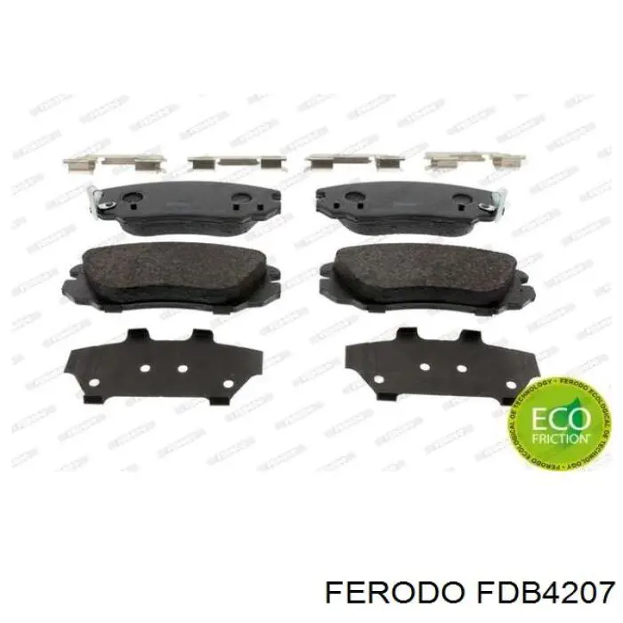 Pastillas freno delanteras Ferodo FDB4207 precio, desde 34,53 EUR