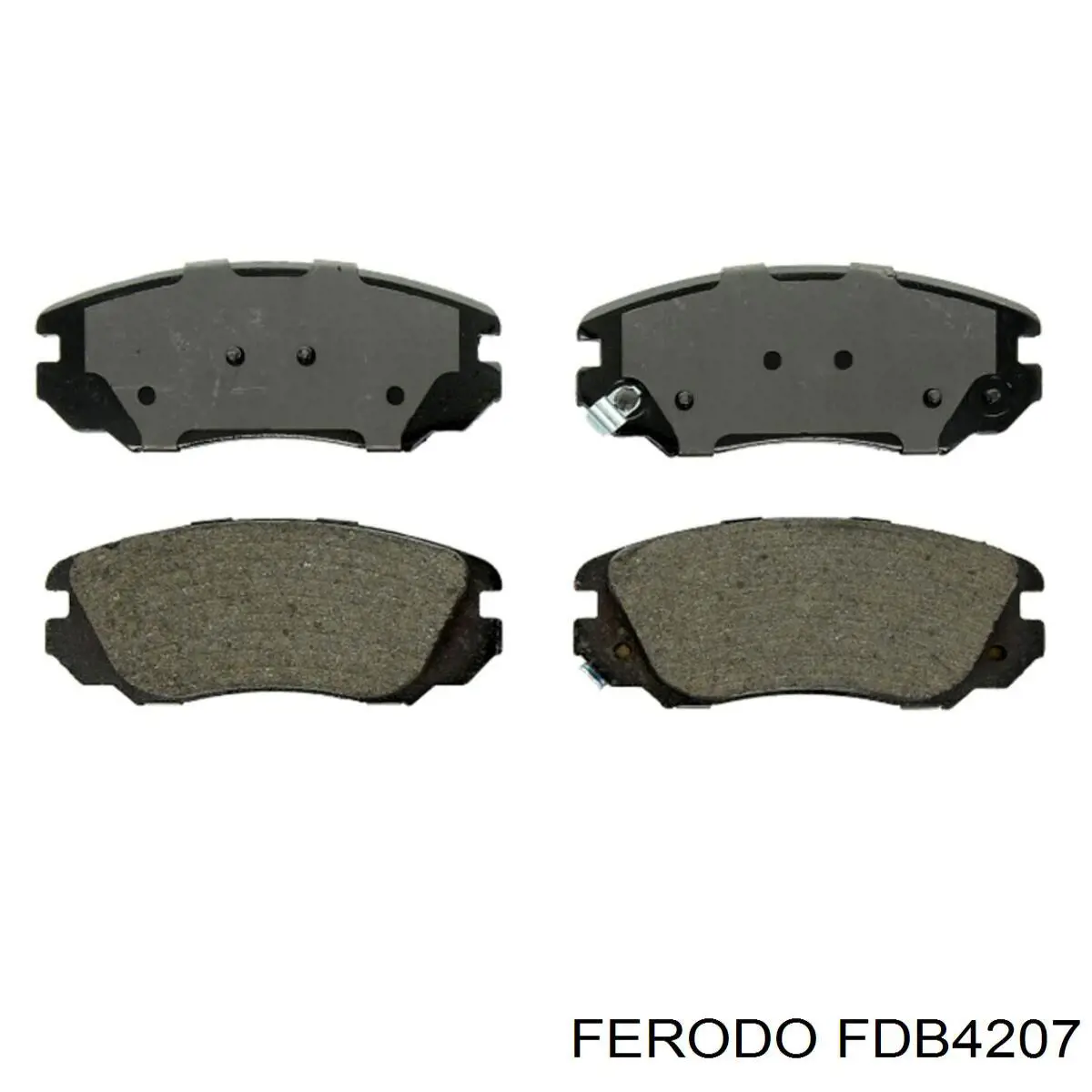 FDB4207 Ferodo pastillas de freno delanteras