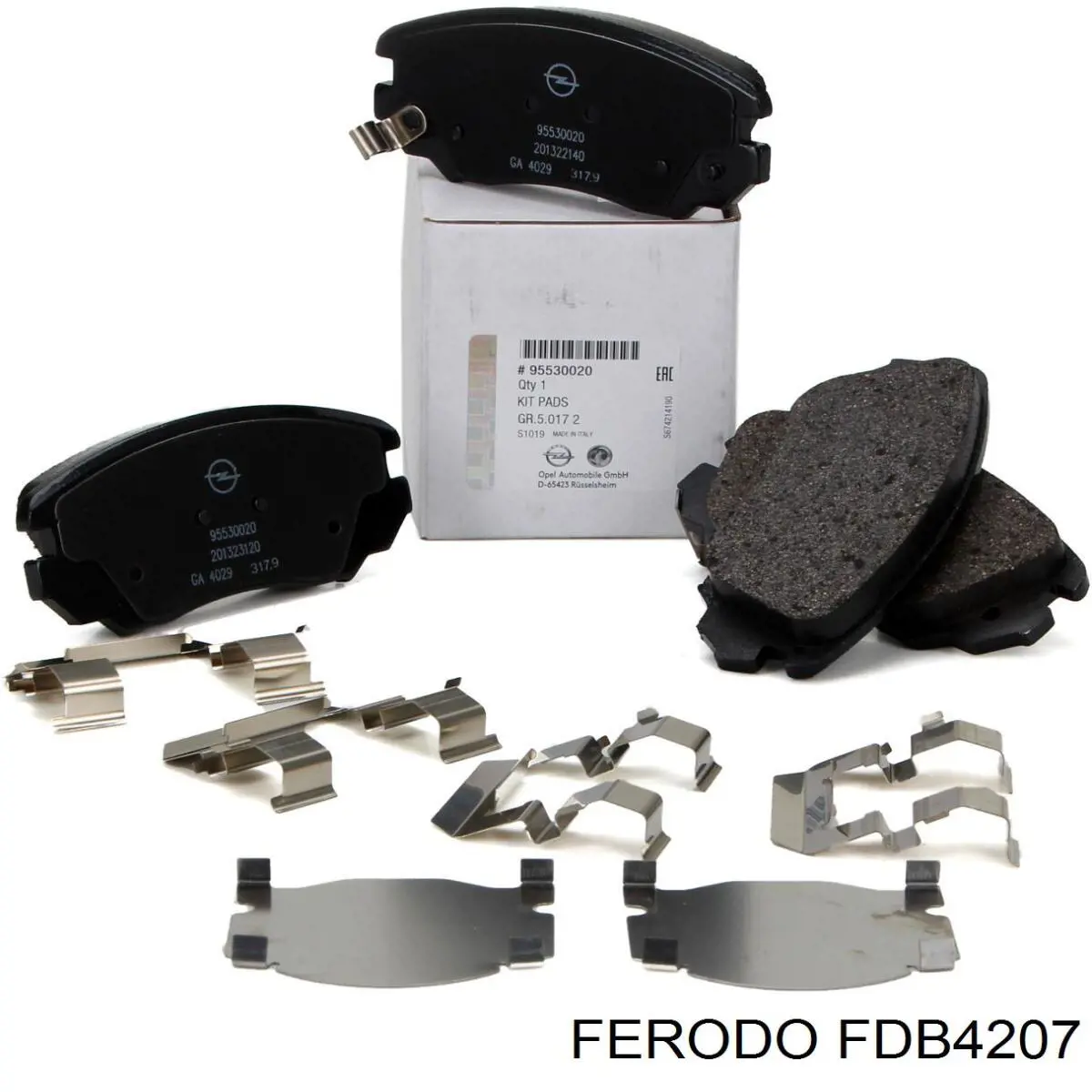 FDB4207 Ferodo Pastillas delanteras