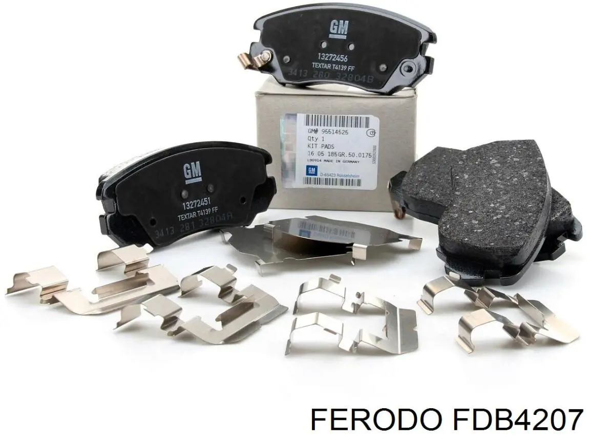 Pastillas freno delanteras Ferodo FDB4207 precio, desde 34,53 EUR